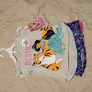NWT Kids Disney shorts and Tshirt  and tank top size 3T